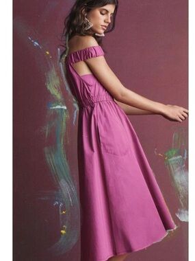 Anthropologie Mona Off The Shoulder Midi Dress